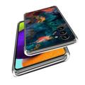 Samsung Galaxy A15 Stilfuld Ultra-Slim TPU Cover - Farverige Skyer