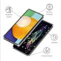Samsung Galaxy A15 Stilfuld Ultra-Slim TPU Cover - Fjer