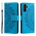 Samsung Galaxy A16 Mandala Serie Pung Etui - Blå