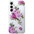 Samsung Galaxy A16 Stilfuld Ultra-Slim TPU Cover - Rose Blomst