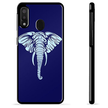 Samsung Galaxy A20e Beskyttende Cover - Elefant