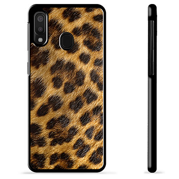 Samsung Galaxy A20e Beskyttende Cover - Leopard