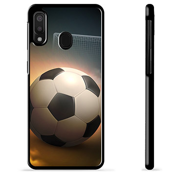 Samsung Galaxy A20e Beskyttende Cover - Fodbold