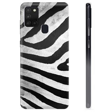 Samsung Galaxy A21s TPU Cover - Zebra