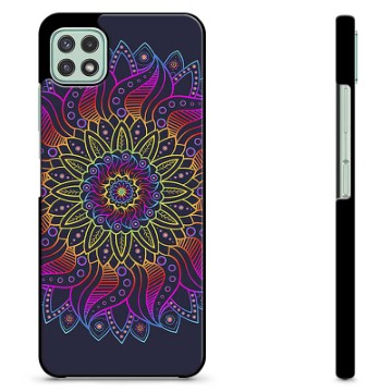 Samsung Galaxy A22 5G Beskyttende Cover - Farverig Mandala