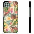 Samsung Galaxy A22 5G Beskyttende Cover - Lyserøde Blomster