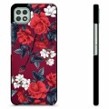 Samsung Galaxy A22 5G Beskyttende Cover - Vintage Blomster