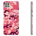 Samsung Galaxy A22 5G TPU Cover - Pink Camouflage