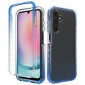 Samsung Galaxy A25 Gradient Series Hybrid Cover - Blå / Gennemsigtig