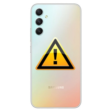 Samsung Galaxy A34 5G Bag Cover Reparation - Sølv