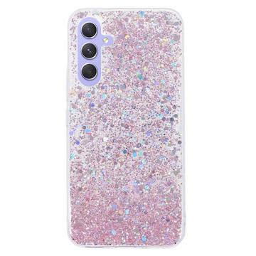 Samsung Galaxy A34 5G Glitter Flakes TPU Cover