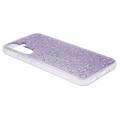 Samsung Galaxy A34 5G Glitter Flakes TPU Cover - Lilla