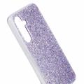 Samsung Galaxy A34 5G Glitter Flakes TPU Cover - Lilla