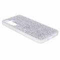 Samsung Galaxy A34 5G Glitter Flakes TPU Cover - Sølv