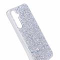 Samsung Galaxy A34 5G Glitter Flakes TPU Cover - Sølv