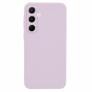 Samsung Galaxy A35 Anti-Fingeraftryk Mat TPU Cover - Lilla