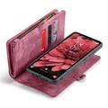 Samsung Galaxy A35 Caseme 008 2-i-1 Multifunktionel Pung - Rød