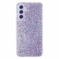 Samsung Galaxy A35 Glitter Flakes TPU Cover - Lilla