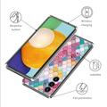 Samsung Galaxy A35 Stilfuld Ultra-Slim TPU Cover - Regnbue Rhombus