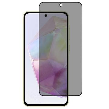 Samsung Galaxy A36 Privacy Full Cover Skærmbeskyttelse Hærdet Glas - Sort Kant