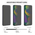 Samsung Galaxy A36 Privacy Full Cover Skærmbeskyttelse Hærdet Glas - Sort Kant