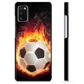 Samsung Galaxy A41 Beskyttende Cover - Fodbold Flamme