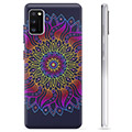 Samsung Galaxy A41 TPU Cover - Farverig Mandala