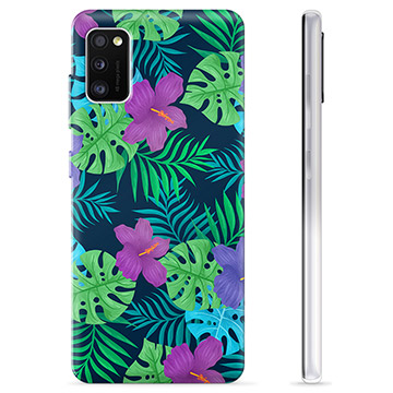 Samsung Galaxy A41 TPU Cover - Tropiske Blomster