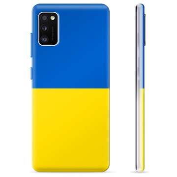 Samsung Galaxy A41 TPU Cover Ukrainsk Flag - Gul og lyseblå