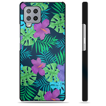 Samsung Galaxy A42 5G Beskyttende Cover - Tropiske Blomster