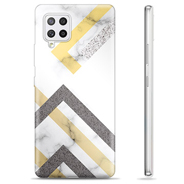 Samsung Galaxy A42 5G TPU Cover - Abstrakt Marmor