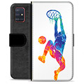 Samsung Galaxy A51 Premium Flip Cover med Pung - Slam Dunk