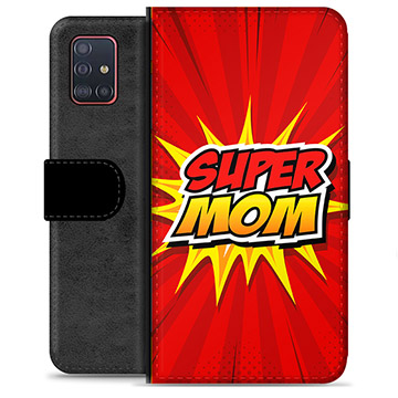 Samsung Galaxy A51 Premium Flip Cover med Pung - Super Mor