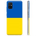 Samsung Galaxy A51 TPU Cover Ukrainsk Flag - Gul og lyseblå