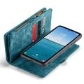 Samsung Galaxy A55 Caseme 008 2-i-1 Multifunktionel Pung - Blå