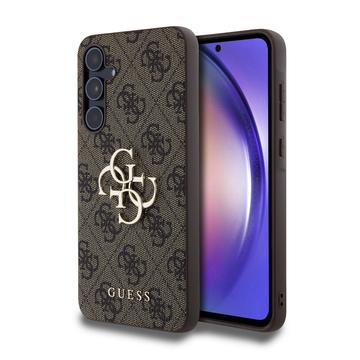 Samsung Galaxy A55 Guess 4G Big Metal Logo Hybrid Cover - Brun