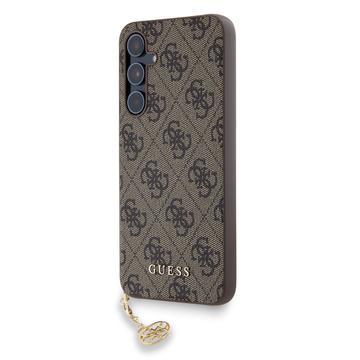 Samsung Galaxy A55 Guess 4G Charms Collection Hybrid Cover - Brun