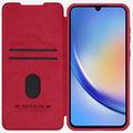 Samsung Galaxy A55 Nillkin Qin Pro Flip Cover - Rød
