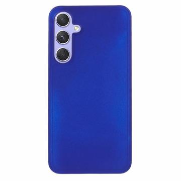 Samsung Galaxy A55 Gummibelagt Plastik Cover - Blå