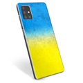 Samsung Galaxy A71 TPU Cover Ukrainsk Flag - Tofarvet
