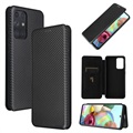 Samsung Galaxy A72 5G/4G Flip Cover - Karbonfiber