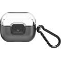 Samsung Galaxy Buds3/Buds3 Clip-etui med karabinhage GP-FPR630HICBW - Gennemsigtig