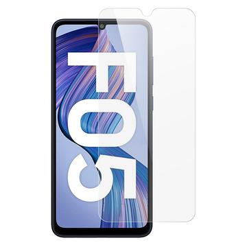 Samsung Galaxy F05 Skærmbeskyttelse Hærdet Glas - Case Friendly - Gennemsigtig