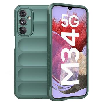 Samsung Galaxy F34/M34 5G Rugged TPU Cover - Grøn
