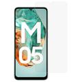 Samsung Galaxy M05 Skærmbeskyttelse Hærdet Glas - Case Friendly - Gennemsigtig