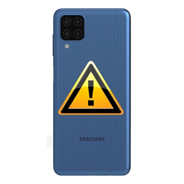 Samsung Galaxy M12 Bag Cover Reparation - Blå
