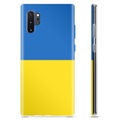 Samsung Galaxy Note10+ TPU Cover Ukrainsk Flag - Gul og lyseblå