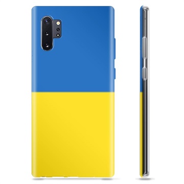 Samsung Galaxy Note10+ TPU Cover Ukrainsk Flag - Gul og lyseblå