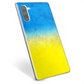 Samsung Galaxy Note10 TPU Cover Ukrainsk Flag - Tofarvet