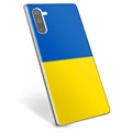 Samsung Galaxy Note10 TPU Cover Ukrainsk Flag - Gul og lyseblå